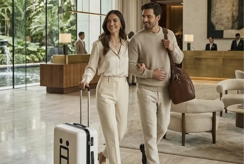 Hotel boutique en Medellín El Poblado: Experiencia de check-in y hospitalidad premium para parejas en Café Hotel.